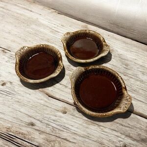 Set of 3 vintage McCoy oven miniature casserole dish’s